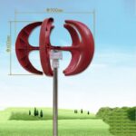 **Mini Aerogenerador de 300 W con Diseño de Linterna Roja, Generador de Energía Eólica Compacto para Sistemas de Energía Renovable** - Imagen 6