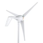 Generador Eólico de 500 W con Anemómetro, Kit de Turbina Eólica de 12 V con 3 Aspas, Generador de Energía Eólica con Controlador MPPT y Orientación Automática al Viento, Ideal para Hogar, Granjas, Autocaravanas y Barcos