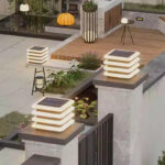 Lámpara solar diseño para exteriores: lámpara de pared impermeable - Imagen 8