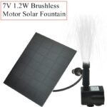 # Fuente Solar Flotante con Bomba de Agua y Panel Solar Cuadrado