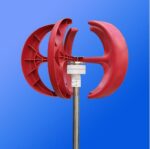 **Mini Aerogenerador de 300 W con Diseño de Linterna Roja, Generador de Energía Eólica Compacto para Sistemas de Energía Renovable**