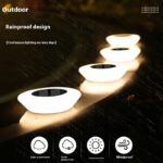 Lámpara Solar LED para Jardín, Césped y Patio Exterior