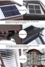 Lámpara de pared solar para exteriores y jardín - Imagen 7