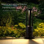 Lámpara Solar LED de Suelo para Jardín y Exterior – Impermeable IP65
