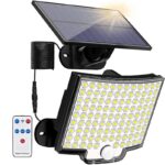 Lámpara solar de pared para jardín con 106 LED - Imagen 4