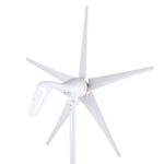 Generador de Aerogenerador de 500 W, Kit de Turbina Eólica de 12 V con 5 Aspas, Generador de Energía Eólica con Controlador MPPT, Dirección al Viento Ajustable y Velocidad de Arranque de 2,5 m/s, Ideal para Hogar, Granjas, Autocaravanas y Barcos