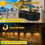 Lámpara Solar LED de Pared para Vallas y Jardín – Iluminación Decorativa Exterior - Imagen 2
