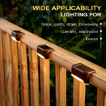 Lámpara solar para exteriores: aplique de pared para patios y escaleras. - Imagen 10