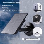 Panel Solar Exterior de Silicio Monocristalino de 2 W