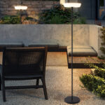 Luz solar impermeables para jardines y exteriores.