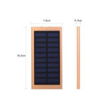 Batería solar externa de metal ultrafina - Imagen 6