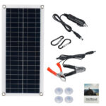 Kit de panel solar portátil con controlador para coche - Imagen 10