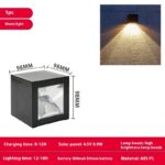Lámpara Solar LED de Pared para Exterior – Iluminación de Jardín Impermeable IP65 - Imagen 3
