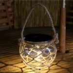 Lámpara solar colgante para exteriores