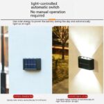Lámpara solar para exteriores y jardín / Lámpara de pared para el hogar - Imagen 7