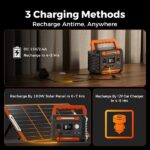 **Generador Solar Flashfish P66A de 200W, Estación de Energía Portátil con Salidas AC, USB y DC, Batería de 144.3Wh con Múltiples Adaptadores para Camping, Emergencias en el Hogar y Viajes al Aire Libre** - Imagen 4