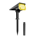Lámpara Solar para Jardín de 20 LED – Iluminación Exterior para Césped, Caminos y Terrazas - Imagen 6