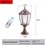 Lámpara Solar LED para Exterior tipo Poste – Impermeable y Decorativa para Jardín - Imagen 10