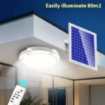 Lámpara Solar LED de Techo para Interior y Pasillos – Iluminación Automática y Eficiente
