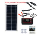 Kit de panel solar portátil con controlador para coche - Imagen 3