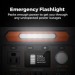 **Generador Solar Flashfish P66A de 200W, Estación de Energía Portátil con Salidas AC, USB y DC, Batería de 144.3Wh con Múltiples Adaptadores para Camping, Emergencias en el Hogar y Viajes al Aire Libre** - Imagen 2