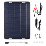 Carga batería de coche con panel solar