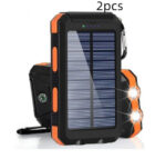 Faro solar de doble luz con batería externa de 20.000 mAh - Imagen 2