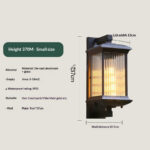 Lámpara led de pared para exteriores, impermeable - Imagen 4