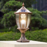 Lámpara Solar LED para Exterior tipo Poste – Impermeable y Decorativa para Jardín - Imagen 7