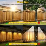 Lámpara Solar LED de Pared para Vallas y Jardín – Iluminación Decorativa Exterior - Imagen 3