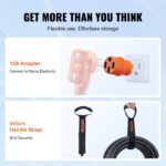 **Cable de Alimentación para RV de 30 pies (9,1 m), 50A, Alta Resistencia STW 6/3 + 8/1, Cable para Generador con Enchufe NEMA 14-50P Macho a NEMA SS2-50R Hembra, con Indicador LED y Adaptador de 15A con Asa, para Autocaravanas, Generadores y Campers, Certificación ETL** - Imagen 3