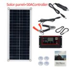 Kit de panel solar portátil con controlador para coche - Imagen 7