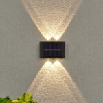 Lámpara solar para exteriores y jardín / Lámpara de pared para el hogar - Imagen 10