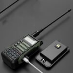 Walkie Talkie UV-16PLUS Pro de alta potencia 10W, radio inalámbrica de largo alcance para exteriores, dispositivo de comunicación bidireccional profesional. - Imagen 7