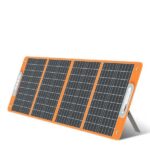 Panel Solar Portátil de 100W 18V, Cargador Solar Plegable Flashfish con Salida USB 5V, Salida DC 18V y Salida Tipo C, Compatible con Estaciones de Energía Portátiles, Smartphones, Tablets y Más